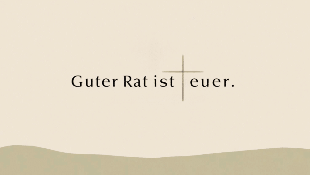 Guter Rat ist (t)euer